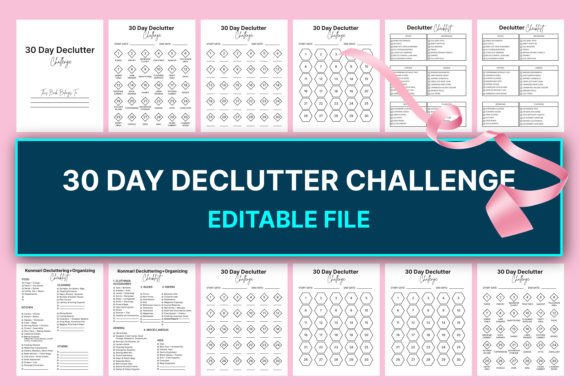 Download EDITABLE 30 DAY DECLUTTER CHALLENGE - Declutter Collection