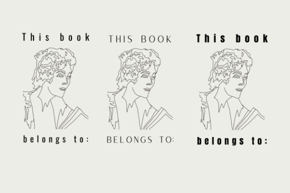 Download Woman Reading - This Book Belongs to - This book belongs to Collection