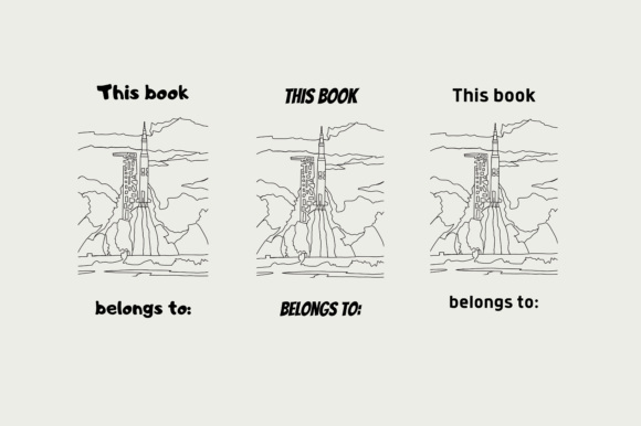 Download Rocket Launch This Book Belongs to Pages - Premium Resources