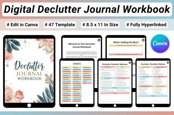 Download 🧹 Digital Declutter Journal Workbook - Declutter Collection